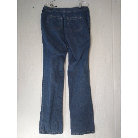 J. Jill Jeans Genuine Fit Womens Sz 8T 8 Tall Straight Leg Denim Below Waist - Picture 7 of 7